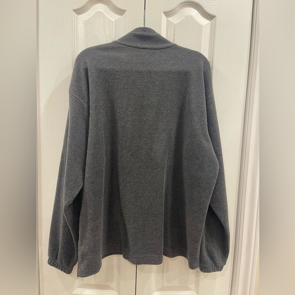 Columbia Men’s XL Charcoal Gray Half-Zip Fleece Pullover Jacket - Picture 3 of 5